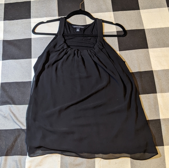 banana republic black sleeveless top - Picture 1 of 3